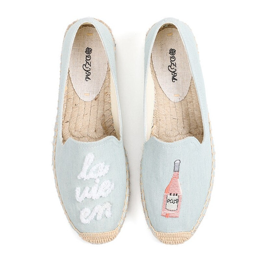 2019 Promotion Sale Hemp Wedges Cotton Fabric Spring/autumn Round Toe Rome Zapatos De Mujer Platform Shoes Lolita Soludos |Women's Pumps|