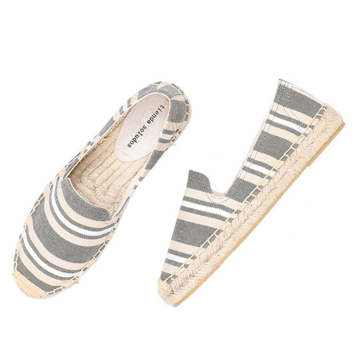 2020 Direct Selling Time limited Flat Platform Cotton Fabric Rubber Sapatos Zapatillas Mujer Womens Espadrilles Flat Shoes |Women's Flats|