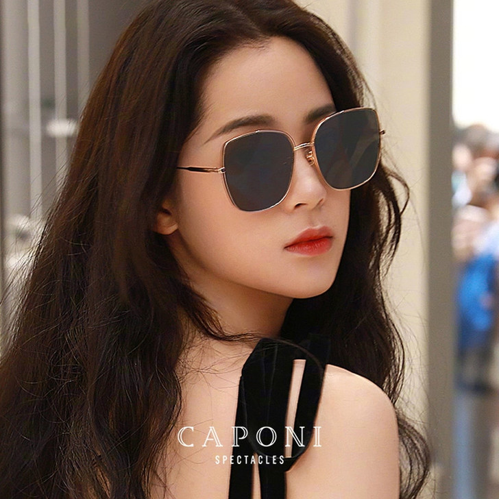 CAPONI Womens Sun Glasses Brand Besigner Retro Shades For Female UV Protect Eyes Ladies Sunglasses 2020 High Quality CP31001|Women's Sunglasses|