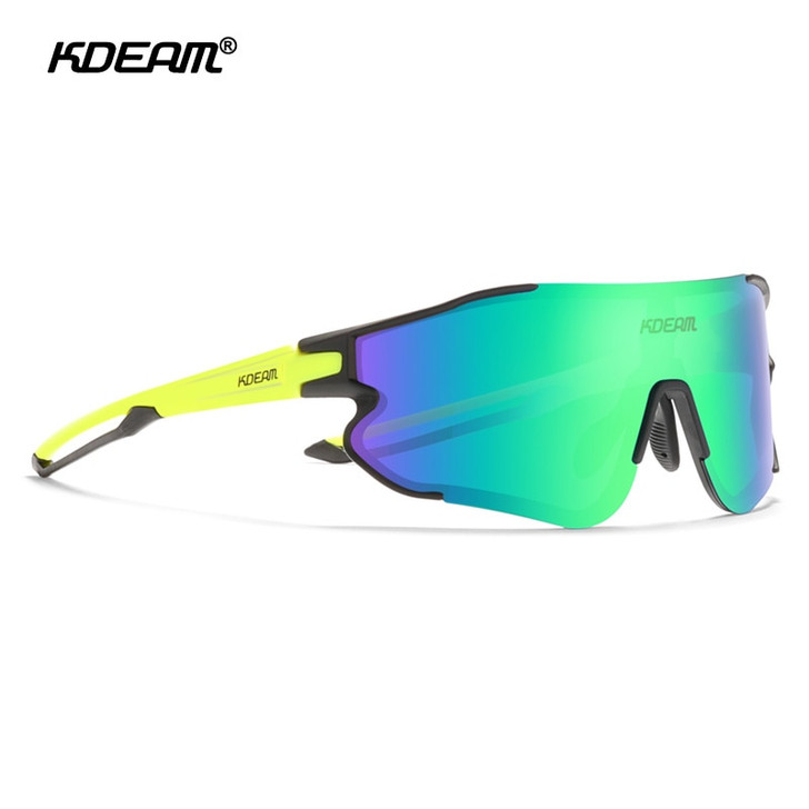 KDEAM Durable TR90 Men's Sports Sunglasses Polarized Scratch resistant 1.1mm Thickness Lens Coating Sun Glasses Man KD0801|Men's Sunglasses|