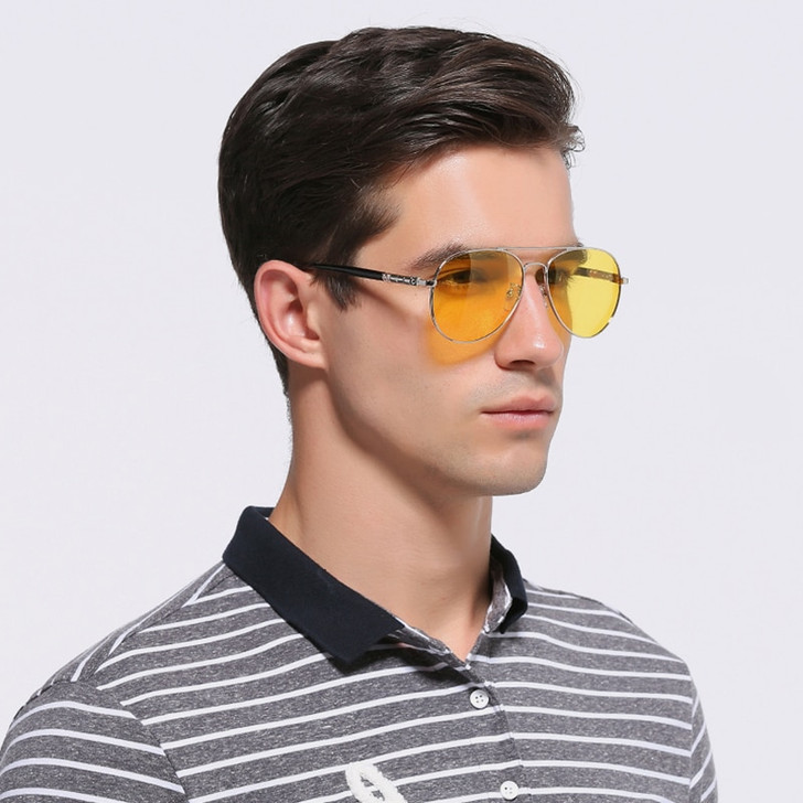 polarized yellow lens