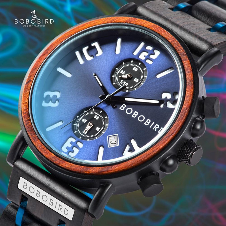 BOBO BIRD Wood Watch Men Top Brand Waterproof Military Watches in Wooden Gift Box Luminous Hand Clock for Him Dropshipping|Quartz Watches|
