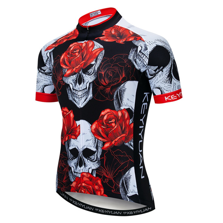 2019 Keyiyuan Spring and Summer Cycling Clothing Men's Mountain Bikes Breathable and Quick drying Short Sleeve Tops|Cycling Jerseys|