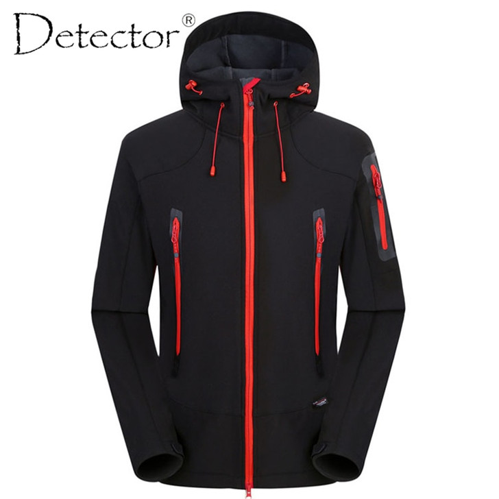 Detector Outdoor Hunting Camping Hiking Jacket Windproof Waterproof Breathable Quick Dry Softshell Jacket Men Women WClothing|softshell jacket men|hiking jacketssoftshell jacket