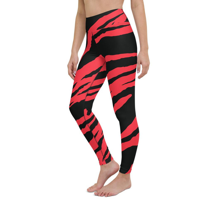 Pink Tiger High Waist Yoga Leggings-DELETED-1608574156
