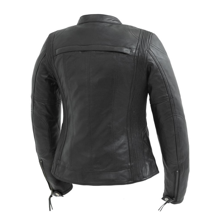 Supastar - Ladies Motorcycle Leather Jacket-DELETED-1611195504