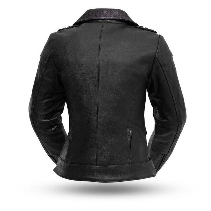 Iris - Women's Leather Motorcycle Jacket-DELETED-1611195409