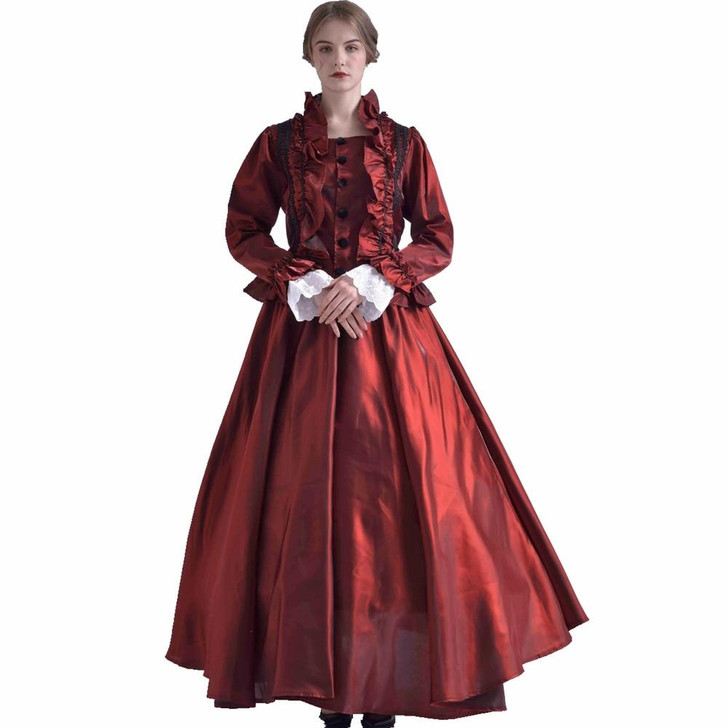 Women Masquerade Dress Renaissance Gothic Ball Gown Party Dancing Estockyard