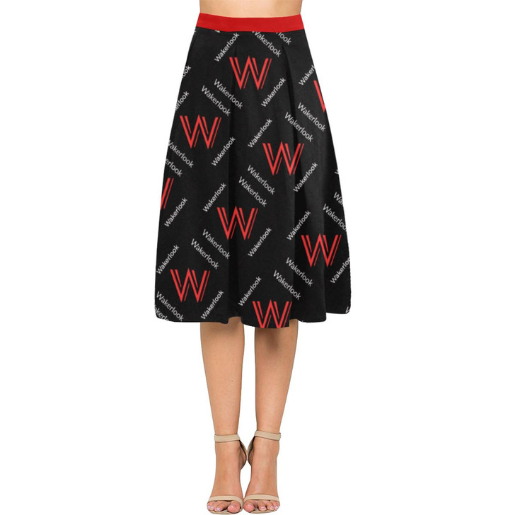 Women's Wakerlook Crepe Skirt-DELETED-1613784078