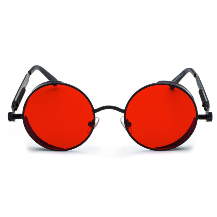 Retro Steampunk Round Sunglasses