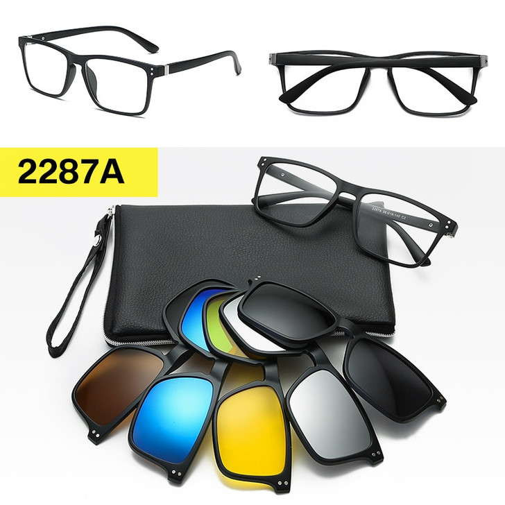 Eyeglasses Frame And Magnetic Sunglasses