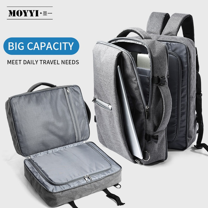 Business Travel Double Compartment Backpacks