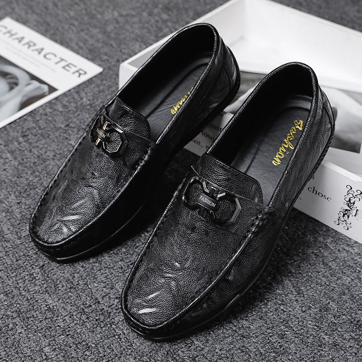 899ELEGANT MEN GENUINE LEATHER OXFORD SHOES MEN BUCKLE STRAP OFFICE DRESS WEDDING SHOES BROWN BROGUE POINTED TOE MEN FORMAL SHOE|Men's Casual Shoes|