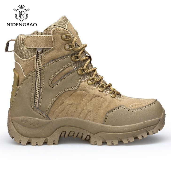 Men's Military Boot Combat Mens Ankle Boots Tactical Big Size 45 46 Army Boot Male Shoes Safety Motocycle Boots Quality Shoes| |