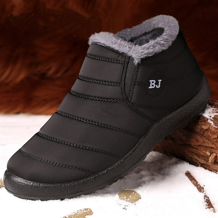 Winter Men'S Shoes For Men Boots Thick Fur Warm Ankle Boots Men Footwear Waterproof Snow Boots Botas Hombre Winter Shoes Unisex|Snow Boots|