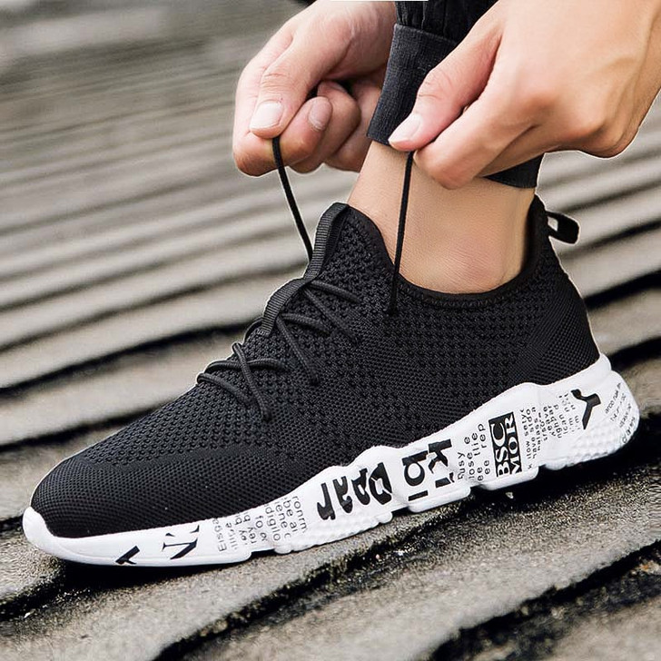 Summer Men's Sneakers 2019 Sport Shoes Man Breathable Mesh Running Shoes Damping Trainers for Male Calzado De Hombre Sneakers|Running Shoes|