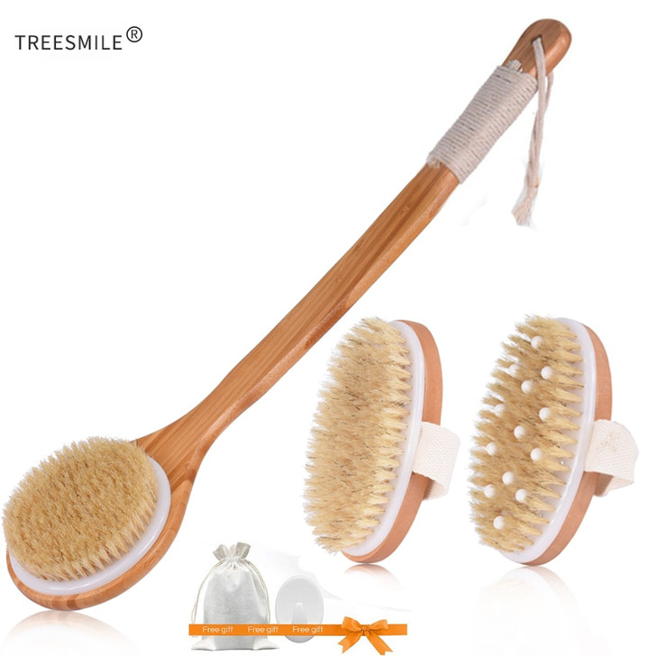 Exfoliating Wooden Body Massage Scrubber