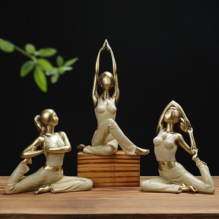 Kawaii Yoga Figurine Girl's Dream Modern Figurine