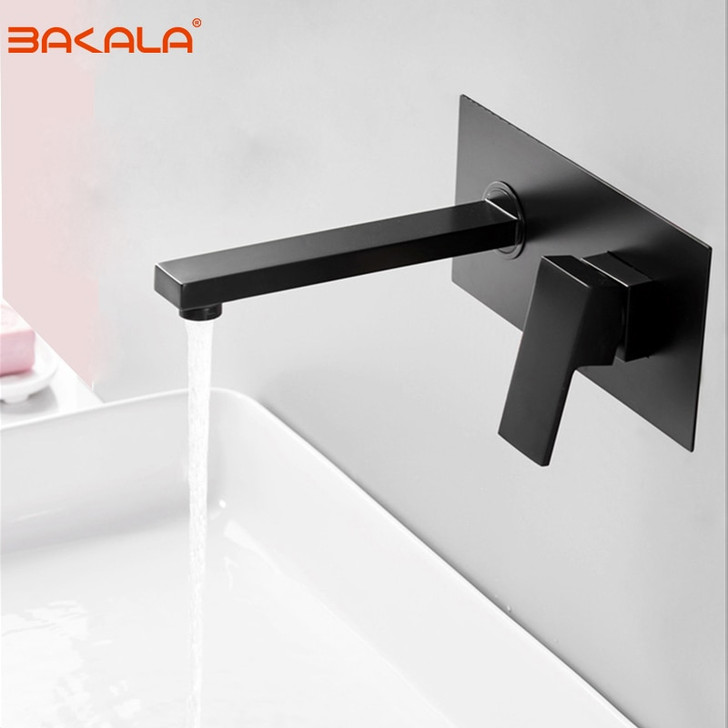 Luxury Matte Black Bathroom Faucet