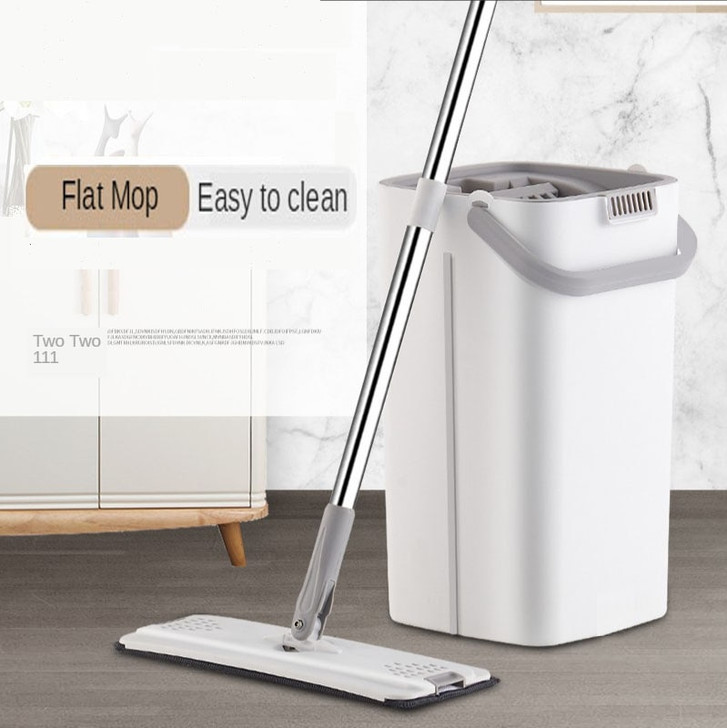 Popular Hand free Mops Household Xiaomijia Wet And Dry Bucket Suit Clean Tools For Wash Floor Easy Clean 360 Rotation Magic Lazy|Mops|