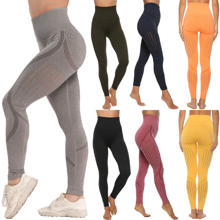 Seamless Legging Yoga Pants Sport Clothing Solid High Waist Energy Gym Tights Workout Running Activewear Women Fittness Leggings|Yoga Pants|