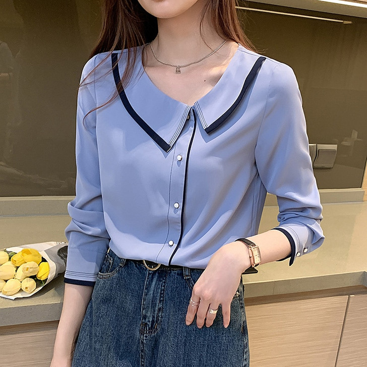 Spring Autumn Women Casual Blouse 