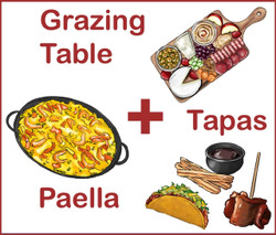 Grazing table, Tapas and Paella package in Sydney
