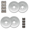 DFC GEOSPEC Coated Premium High ROTOR KIT for 2003-2006 Lancer Evolution - 125.46065 125.46064  WDWH1-72025 WDWH1-72024