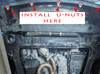 Step2 - Install U-nuts