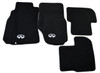 NRG Black floor Mat Set for Infiniti G35 coupe