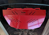 RED TBW Honda Civic 10th Gen Engine Shield INSTALLED