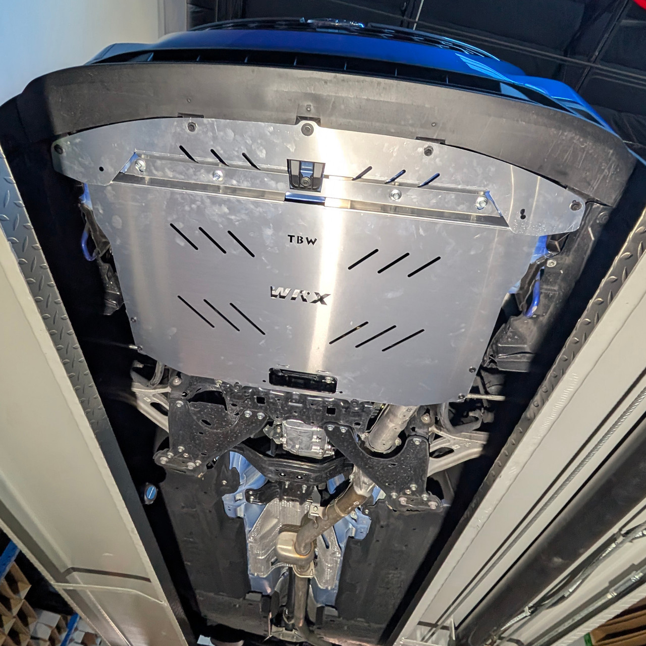 POWDER COATED 2022-2026 Subaru WRX Aluminum Engine Under Tray Skid