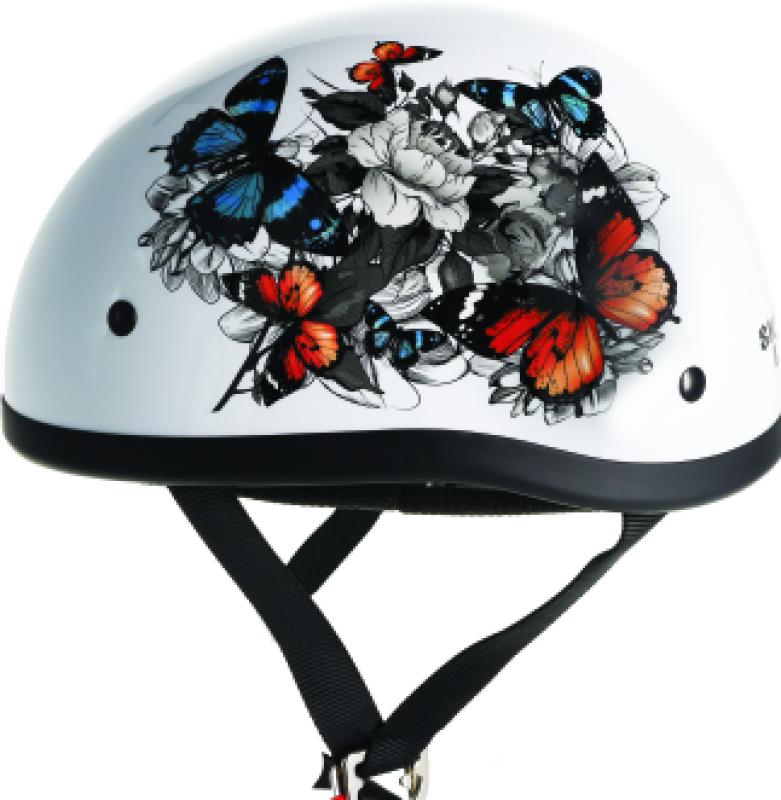 dot skid lid motorcycle helmets Beanie Helmet 1/2 shells in the market Outlaw Helmets T68 SP Glossy