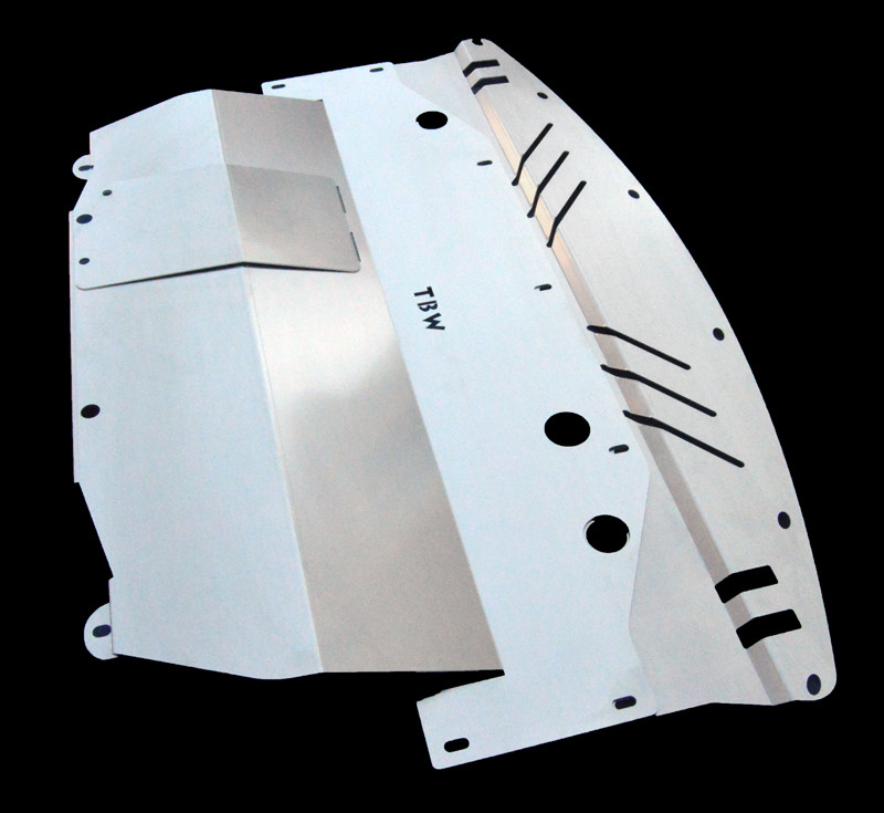 2006-2010 Infiniti M35X (Y50) Aluminum Under Tray SILVER 