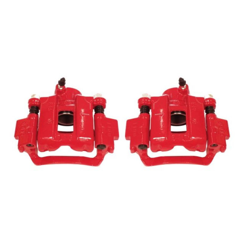 Power Stop 10-18 Lexus GX460 Rear Red Calipers w/Brackets - Pair