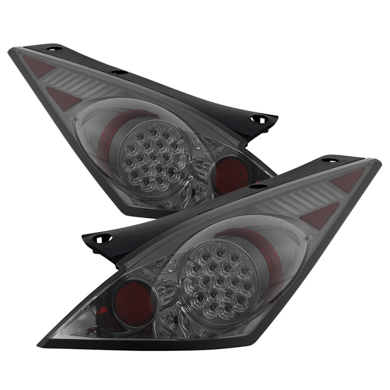 Spyder Nissan 350Z 03-05 LED Tail Lights Smoke ALT-YD-N350Z02-LED