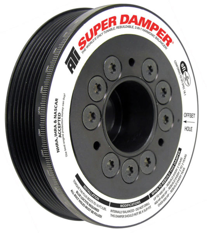 ATI Damper - 5.67in - Alum - 6 Grv - Toyota 2Zz-Ge - 1.8L - 4