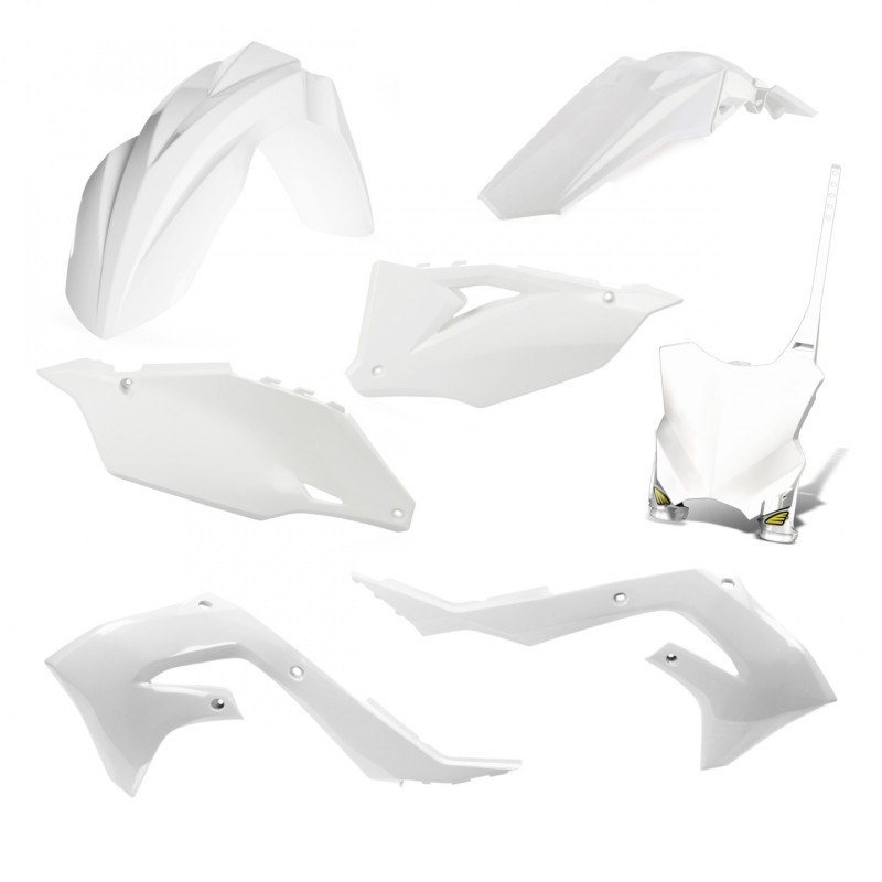 Cycra 21-23 Kawasaki KX450X 5 PC. Replica Body Kit - White - 1CYC