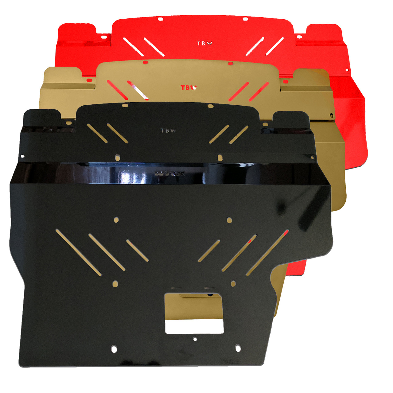 2015-2021 Subaru WRX Aluminum Engine Under Tray Skid Plate POWDER