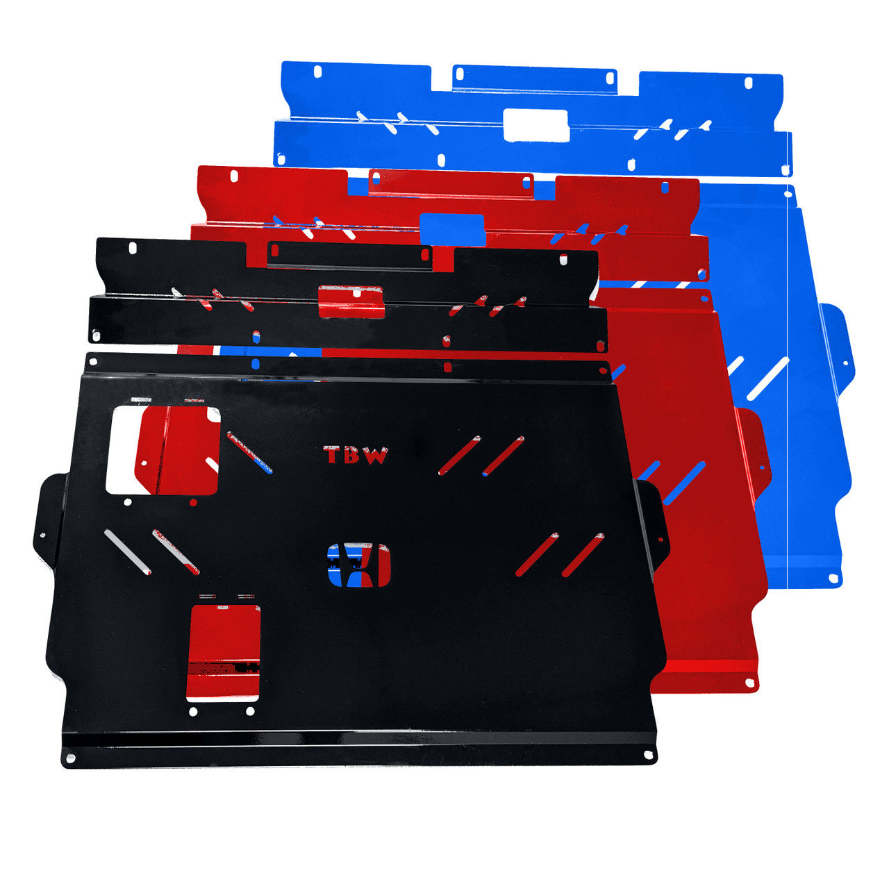 POWDER COATED Aluminum Engine Under Tray for 2013-2017 Honda