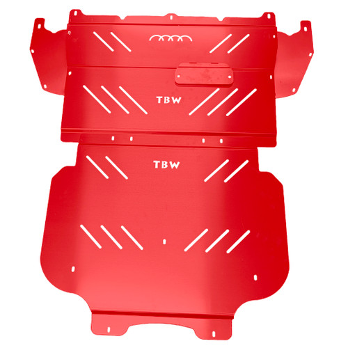 2017-2024 Audi A4 S4 (B9/B9.5) Aluminum Engine Under Tray Skid Plate
RED