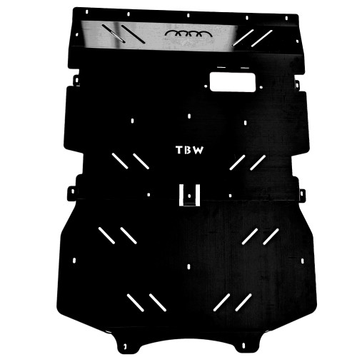 2018-2024 Audi SQ5 (B9/B9.5) Aluminum Engine & Trans Under Tray Skid Plate Combo
Black
