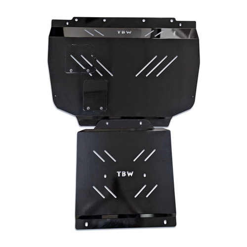 TBW Front & Rear Aluminum Engine Under Trays for 16-21 Honda Civic 10th Gen X
BLACK