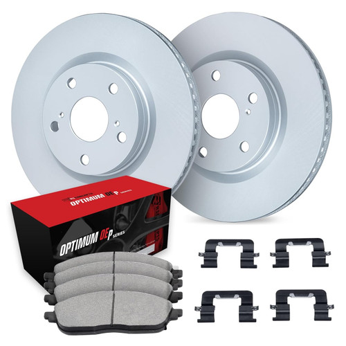 DFC GEO-Carbon REAR Rotors & Pads for 2008-2015 Lancer Evolution - 125.46075/125.46076