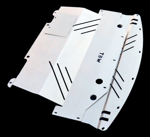 RWD M35 Aluminum Under Tray (Silver Powder Coat)) RWD M35 Aluminum Under Tray (Silver Powder Coat))