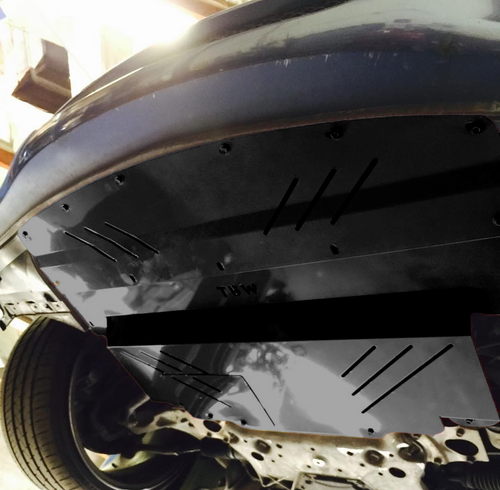 Black G37 Under Tray installed Black G37 Under Tray installed