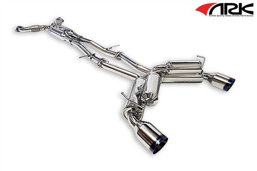 ARK Grip Catback Exhaust for RWD 08+ Infiniti G37 Coupe Q60
Burnt Tip