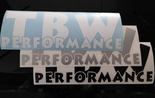 TBW Performance Decals (Large)
