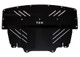 2007-2015 Infiniti G35X,G37X & Q60 Aluminum Under Tray (G37XEngineSIL)
Black Powder Coat