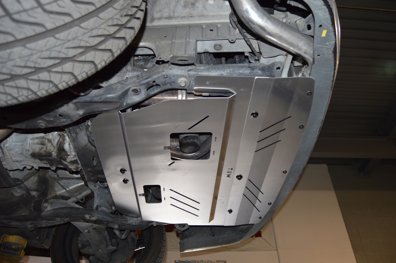 Aluminum Engine Splash Shield / Skid Plate For Subaru WRX STI 2004-2007 - Front Lower Under Tray, Silver